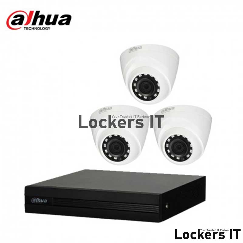 Dahua 3-Unit CC Camera Package