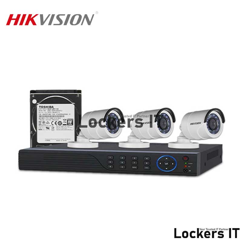 HIKVISION 3-Unit CC Camera Package
