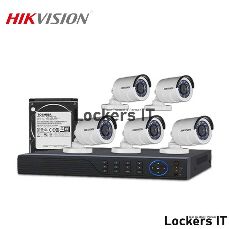 HIKVISION 5-Unit CC Camera Package
