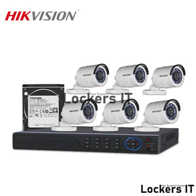 HIKVISION 6-Unit CC Camera Package