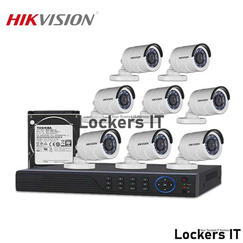 HIKVISION 8-Unit CC Camera Package