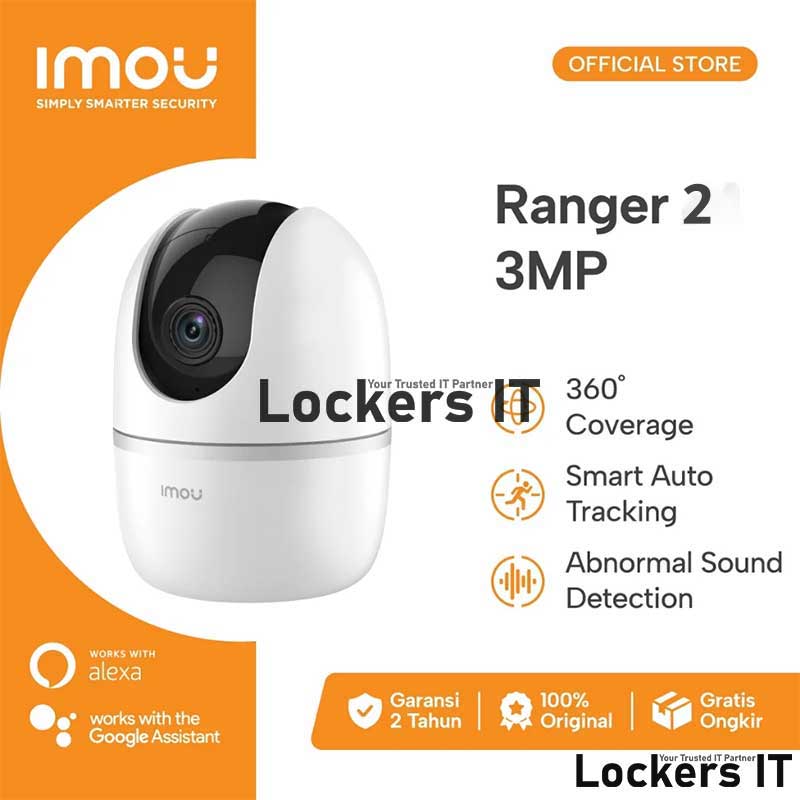 Imou Ranger 2 WiFi Camera with 360 Degree Coverage Imou Ranger 2 WiFi Camera with 360 Degree Coverage